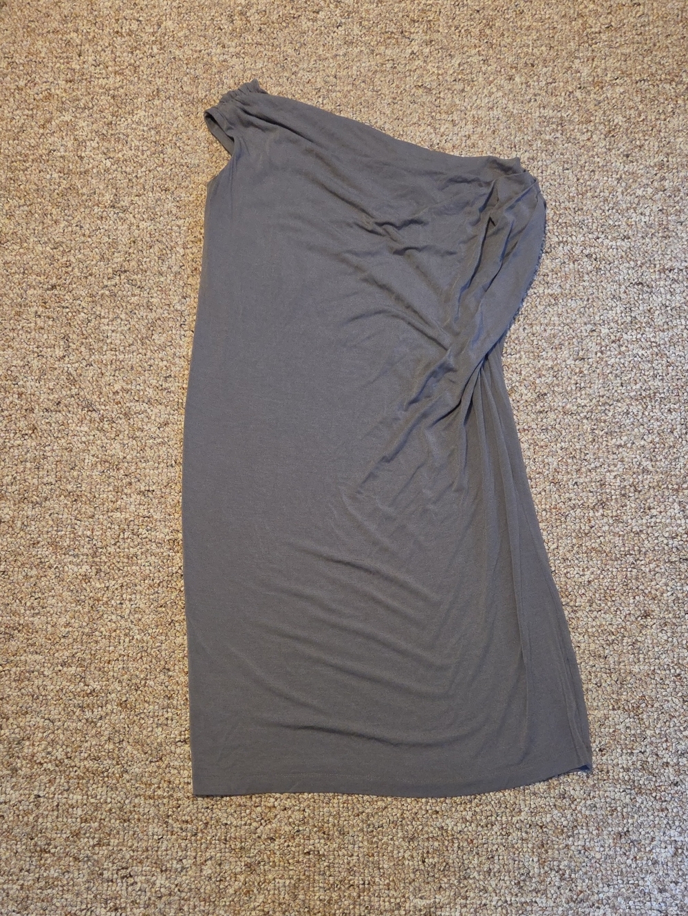 Tart Assymetrical One-Shoulder Gray Tank